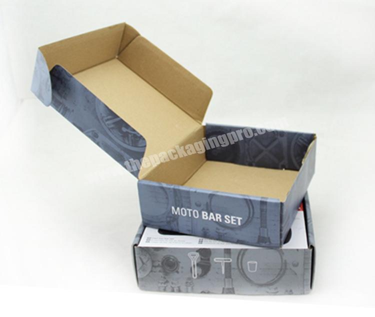Yilucai Custom Electronic Industrial Use Moto Bar Set Paper Material Corrugated Retail Packaging Box