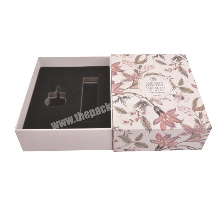 Yilucai Custom Paperboard Two Pieces Cosmetic Skin Care Packaging Box