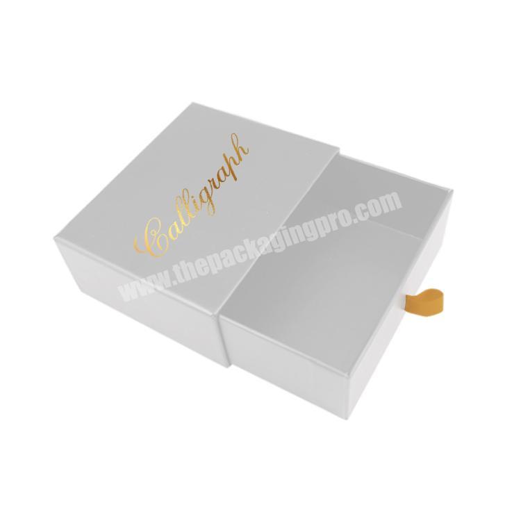 Yilucai Custom Print High Quality Jewelry Drawer Gift Packaging Box with Logo