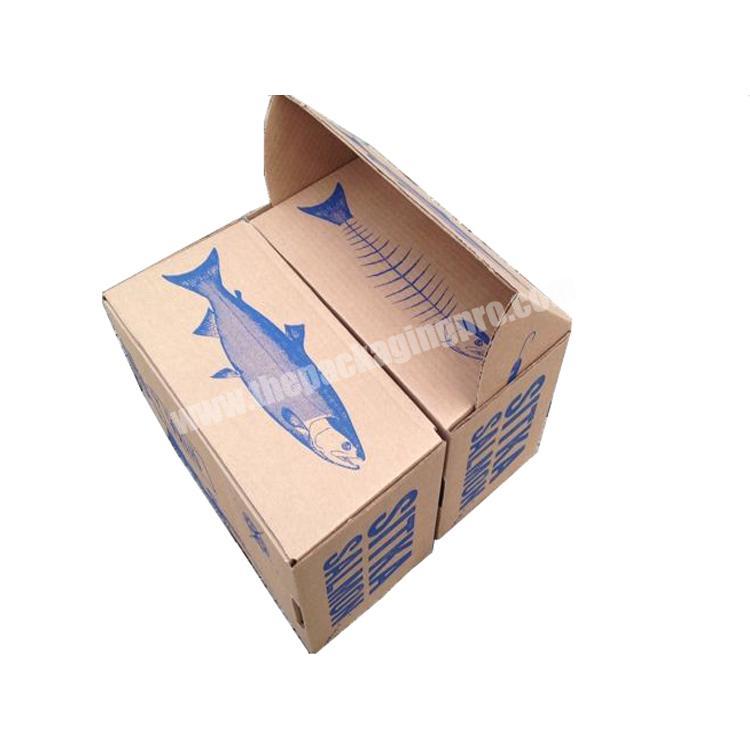 Yilucai Custom Print Paper Cardboard Mailer Box Salmon Fish Packaging Box