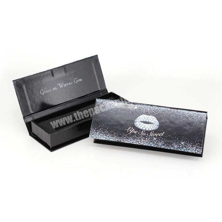 Customized Cardboard Cosmetic Lipstick Box Packaging Lip Gloss Tube Gift Cute Box with Insert