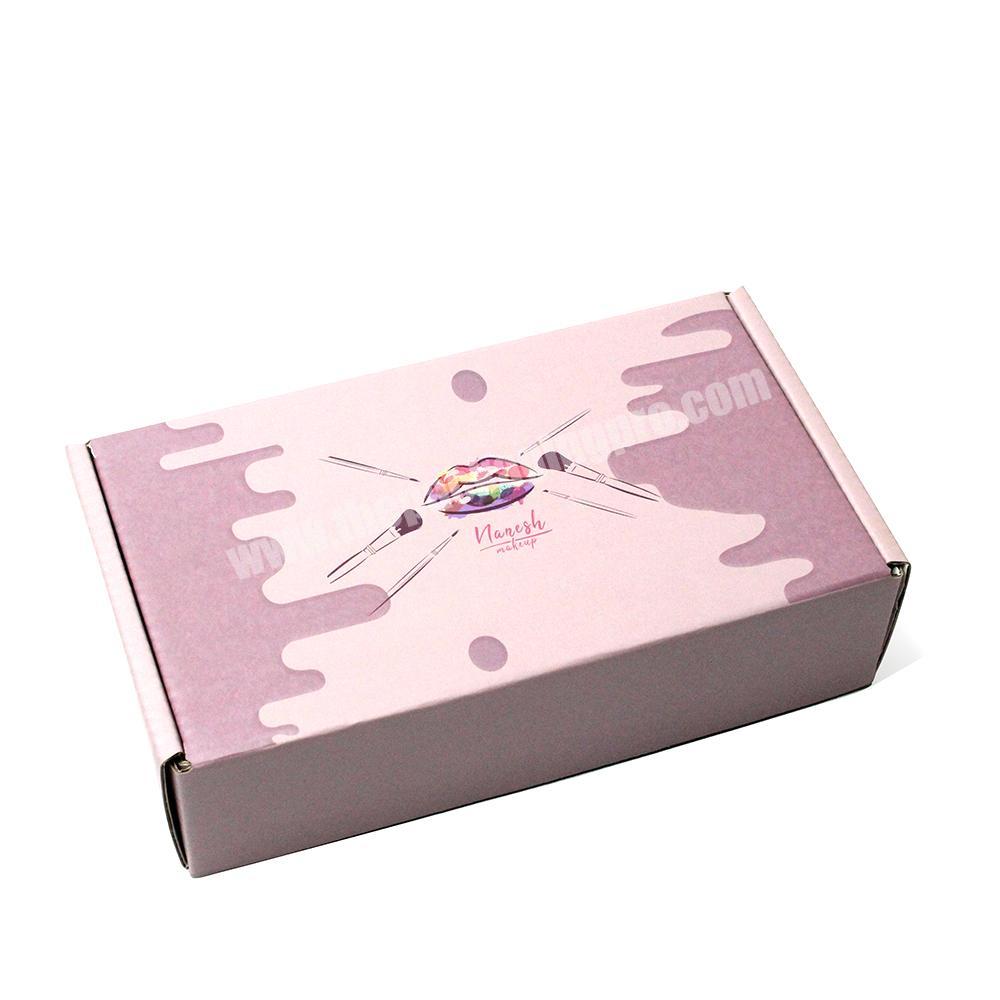 Yilucai Customized Logo Printed Pink Shipping Boxes Small Sunglasses Shipping Box