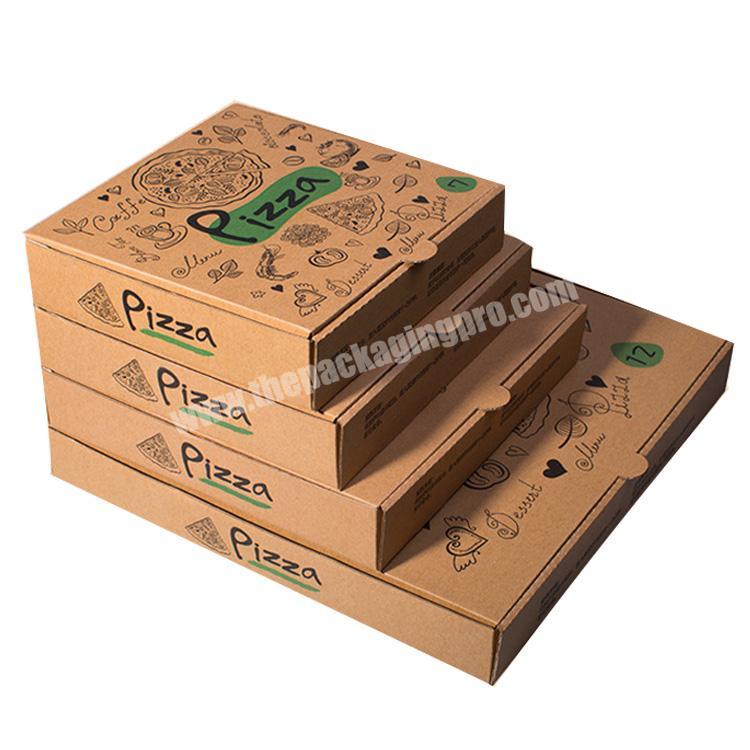 Yilucai New design custom carton made corrugated pizza box custom