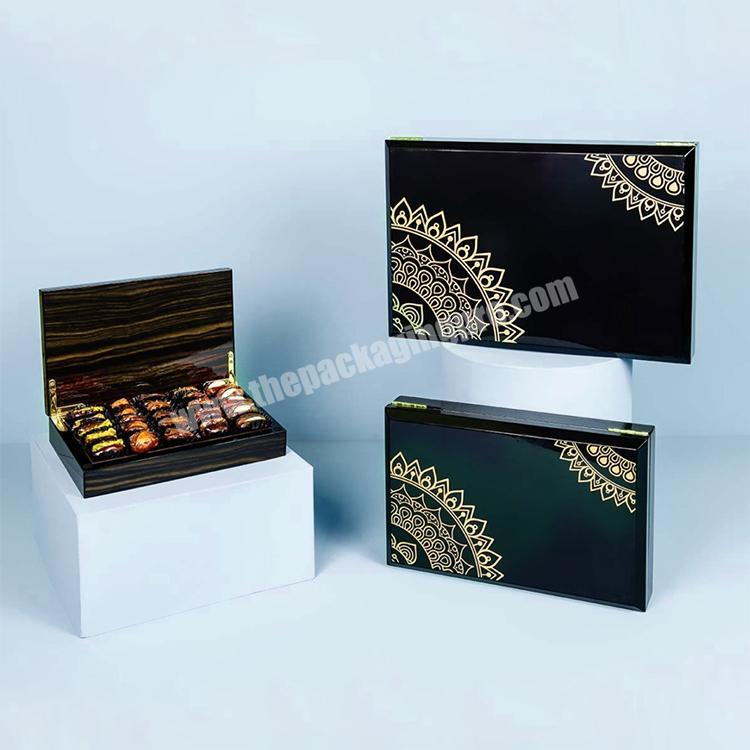 black cookie box gold cookie box cookie box with dividers