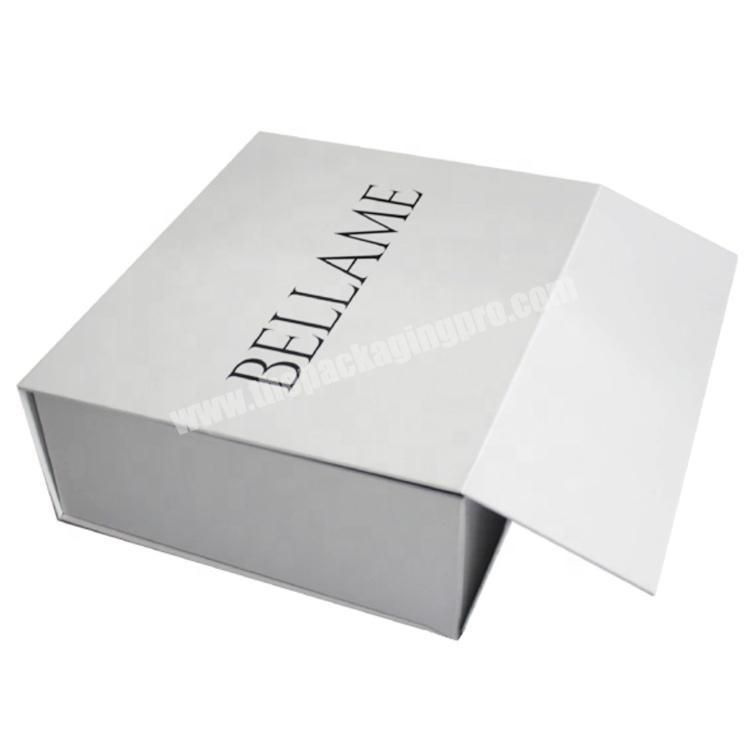 book shape cardboard packaging bespoke magnetic closure gift box