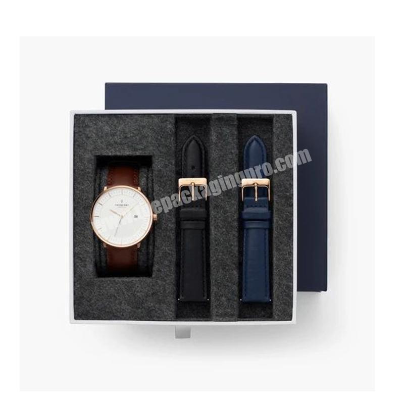 cardboard watch strap gift box fashion brand designer jewelry famous brands watch box custom logo packaging watch strap box