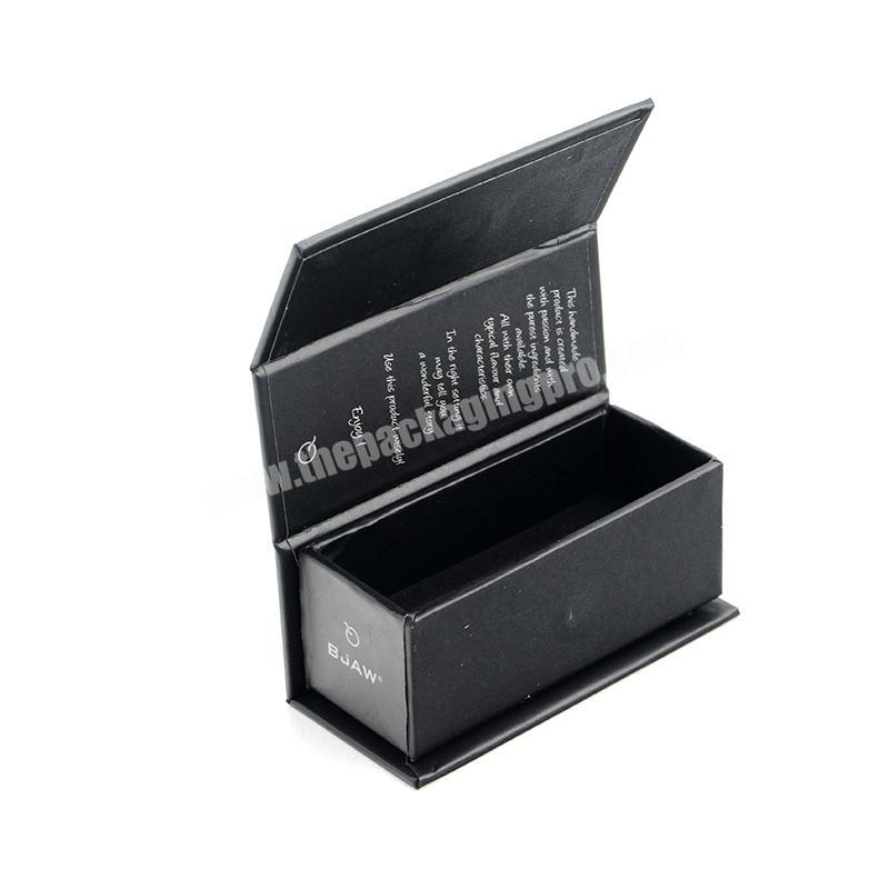 china rectangular cardboard box unique box packaging luxury black matte packaging paper box