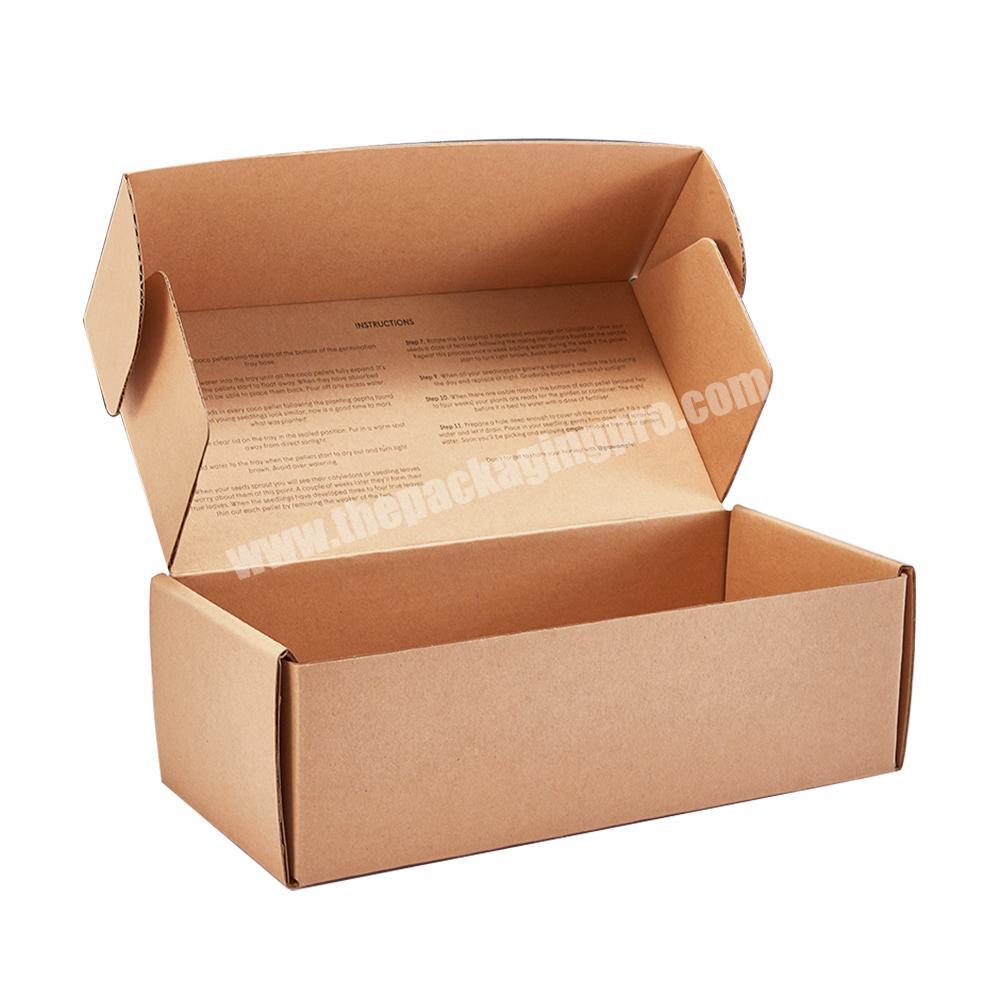 clothes shipping eco box mailer plain candle mailing box big