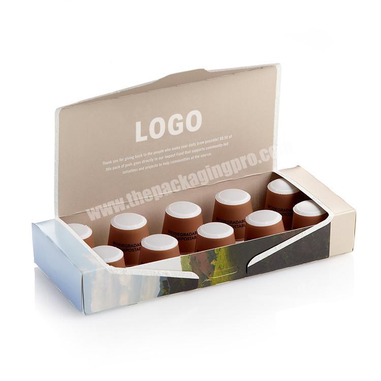 coffee capsules box coffee box capsule storage box Cardboard Paper Coffee  pack