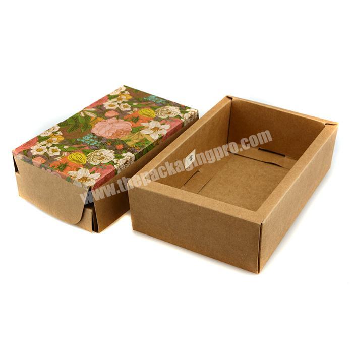 custom corrugated printed box guangzhou recycled kraft paper box