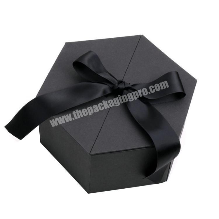 custom jewelry cardboard packaging hexagon box