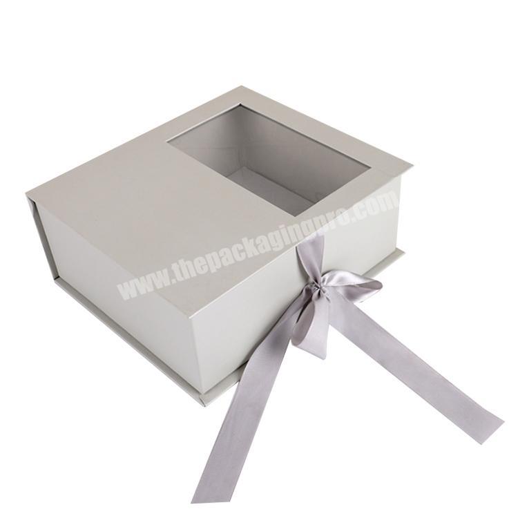 custom logo paper christmas luxury fans gift packaging ornaments magnetic closure souvenir box