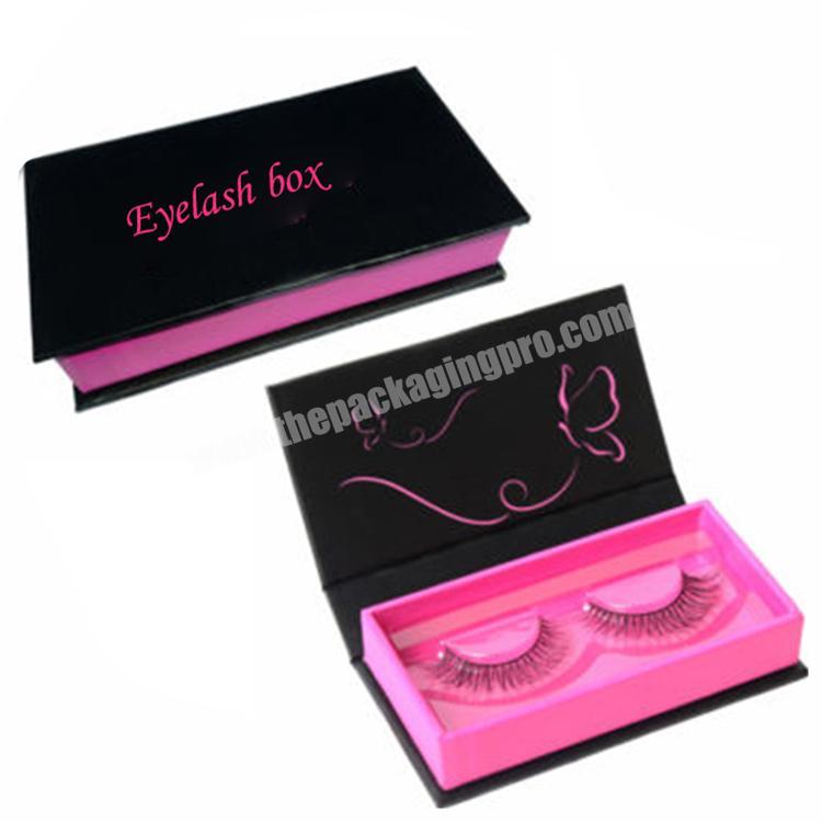 custom luxury cosmetic boxes packaging magnetic luxury cardboard box wholesale eyelash packaging box
