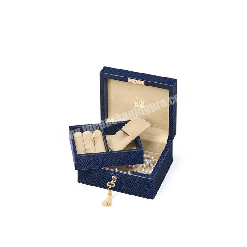 custom luxury jewelry box jewelry customized pretty  set diy children 12cm low open flap white necklace jewelry box