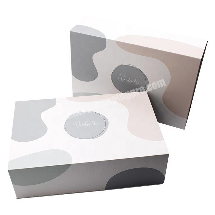 custom luxury magnetic gift box packaging cardboard white weeding gift boxes wholeasale factory