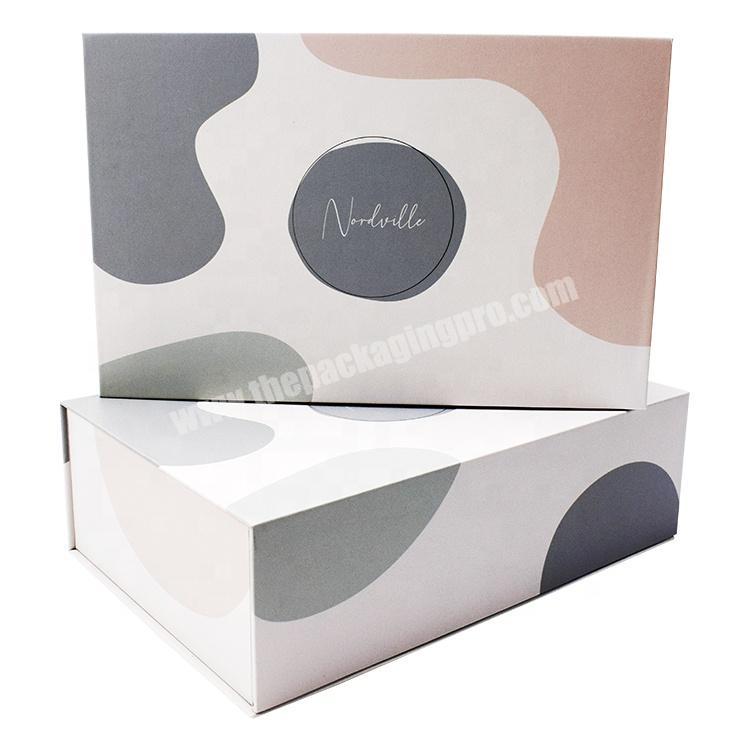 custom luxury magnetic gift box packaging cardboard white weeding gift boxes wholeasale manufacturer