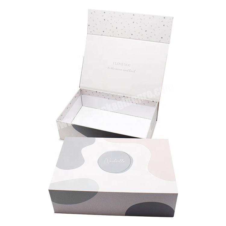 custom custom luxury magnetic gift box packaging cardboard white weeding gift boxes wholeasale 