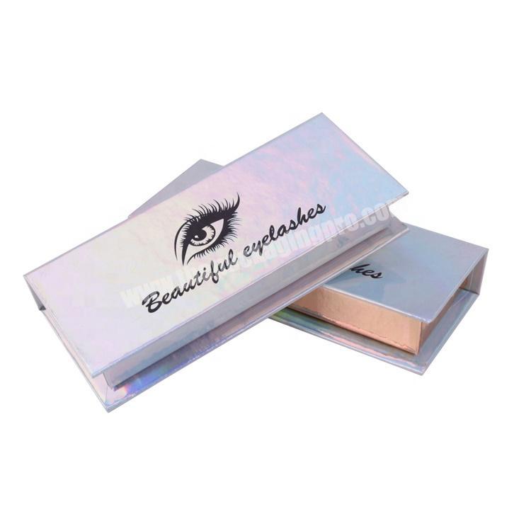 custom magnetic empty mink eyelash packaging box