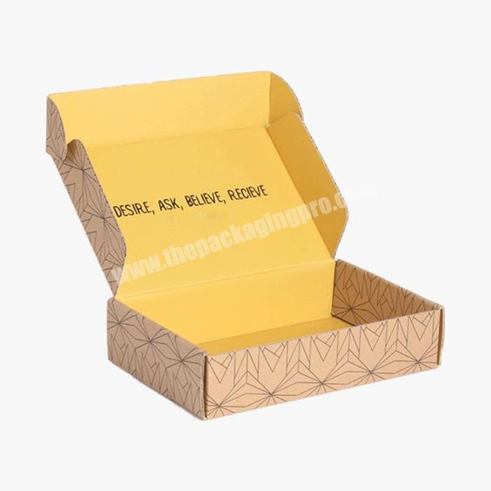 custom packaging mailer postal cardboard flip top design mailer box custom shipping box printing corrugated mailer box