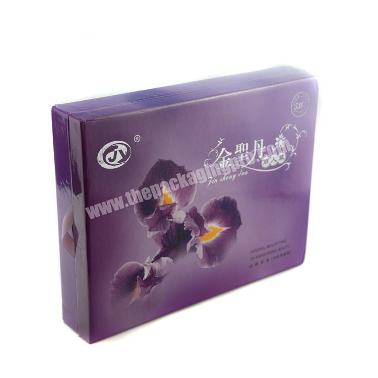 custom printed cardboard box luxury cosmetic paper packaging box