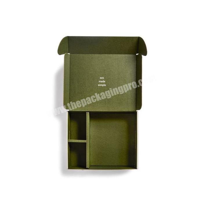 custom simple elegant cardboard box flip top design mailer box packaging postal shipping custom corrugated mailer box