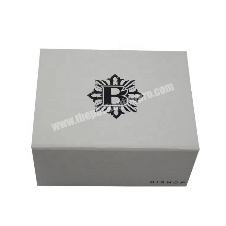custom simple paper packaging magnetic foldable cardboard box