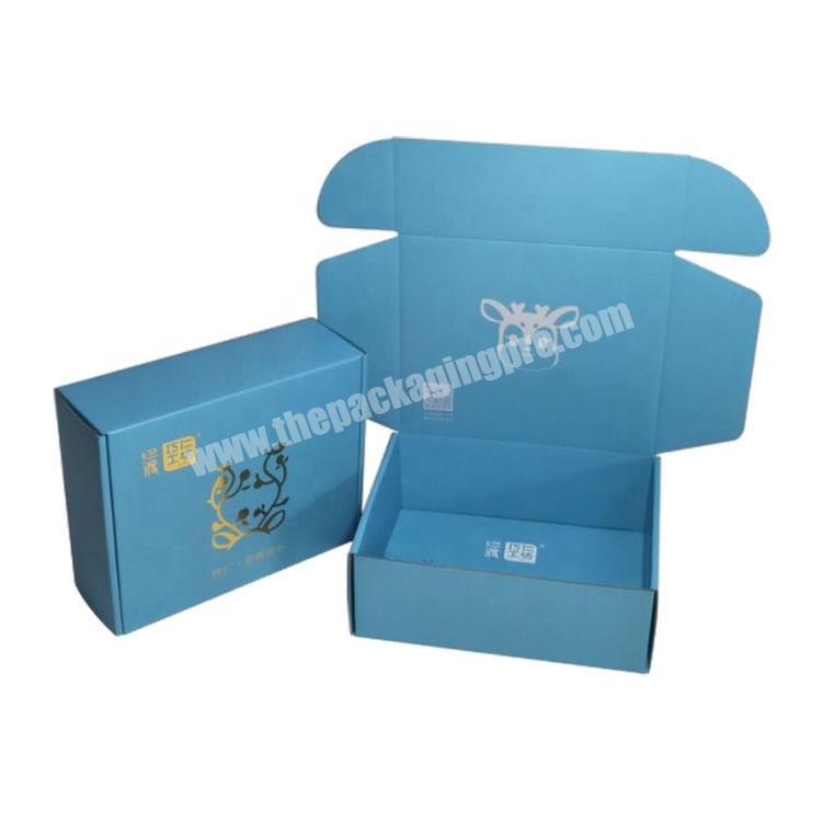custom small color clothes shipping corrugated  mailer boxes with printing logo for packing