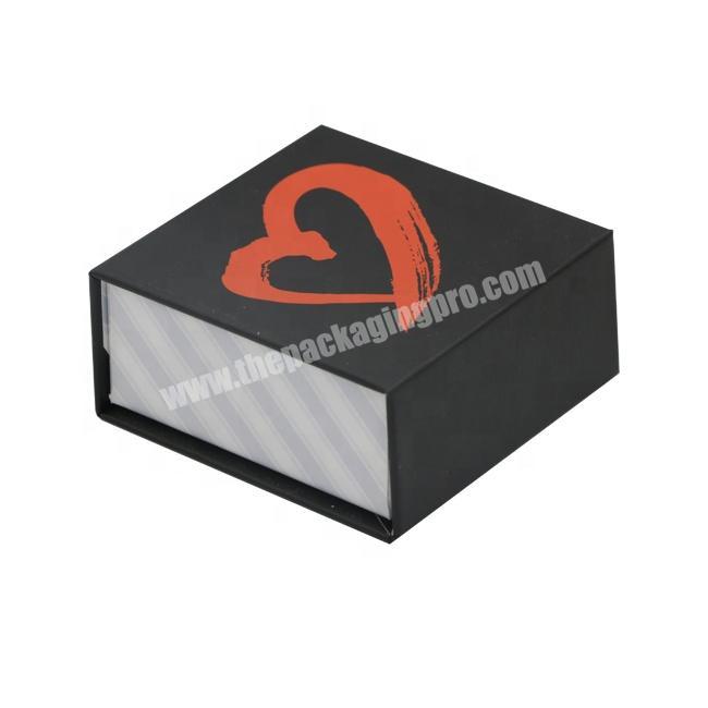 custom square shape empty delicacy printing hard small gift packaging paper box package with lid