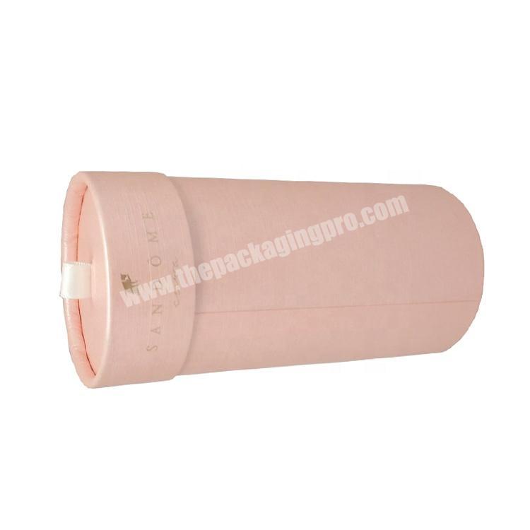 customize luxury two piece cardboard paper packaging round box gift set cylindrical tea box