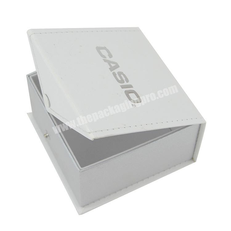 customized cardboard magnetic gift box rigid box packaging white cardboard box