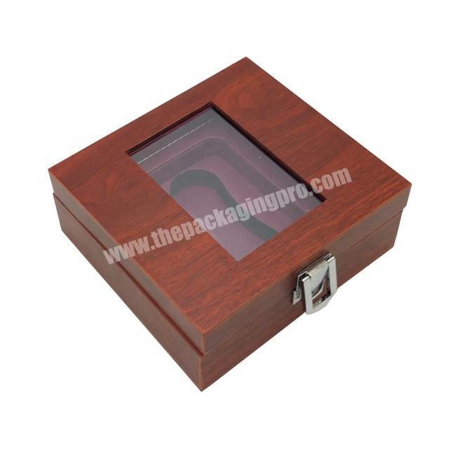 customized high quality luxury gift set mdf wooden box packaging custom logo