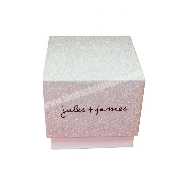 customized logo paper cardboard packaging oem 2 piece white gift box luxury custom watch box