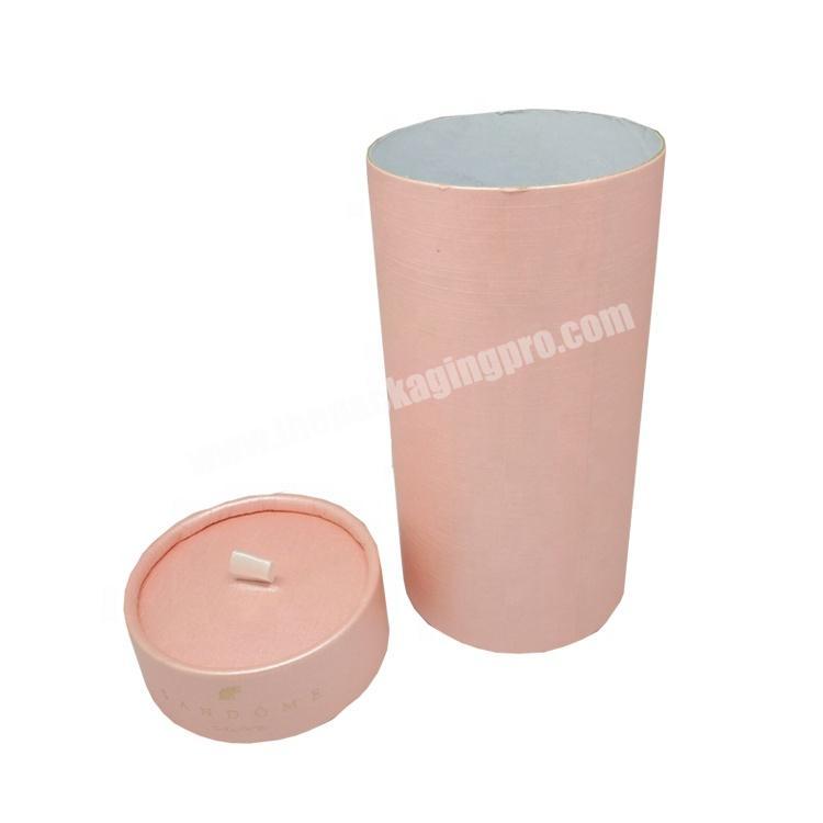 customized luxury double door open gift paper tube cardboard cylinder round box packaging