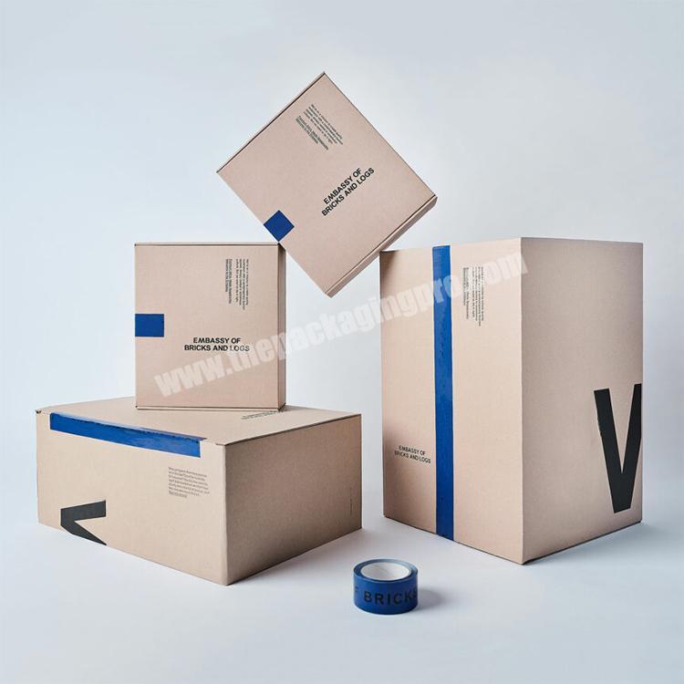 corrugated white packaging box custom simple cute packaging box cardboard packaging box