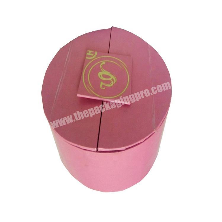 delicate round gift bottles packaging boxes for perfume