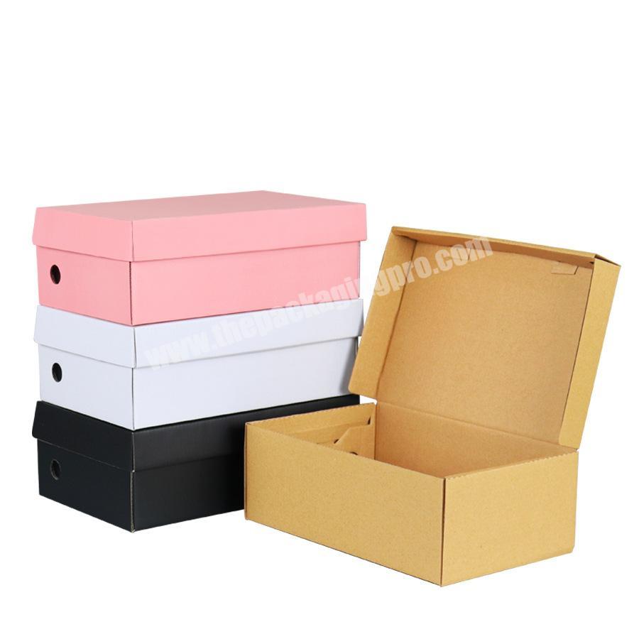factory custom luxury shoes packaging design gift box custom logo shoe box