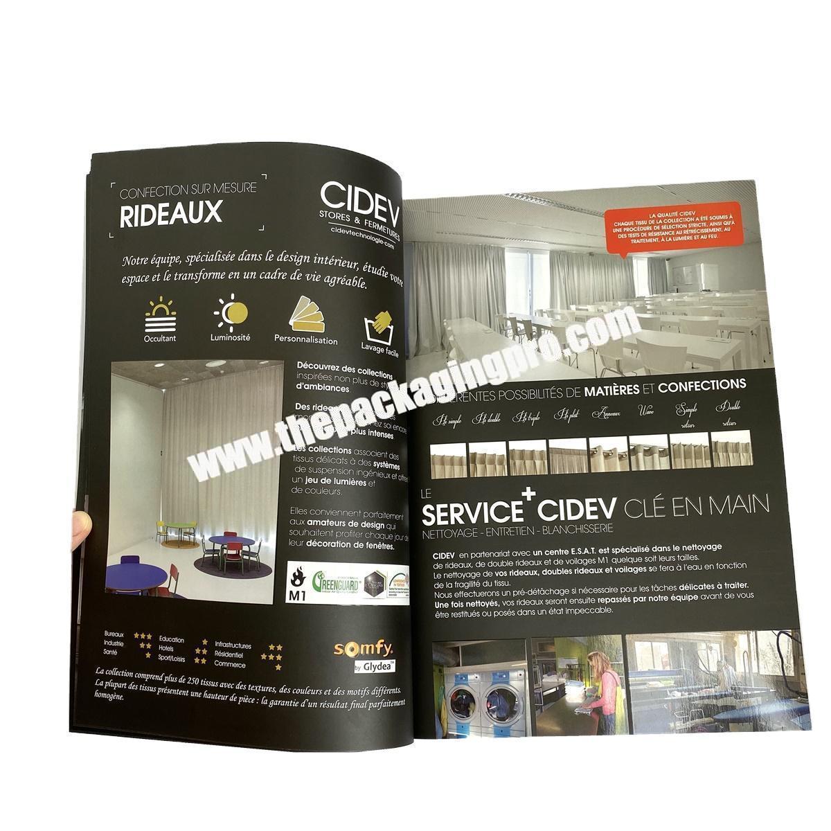 jonsered men design brochure marketing sample custom magazine printing