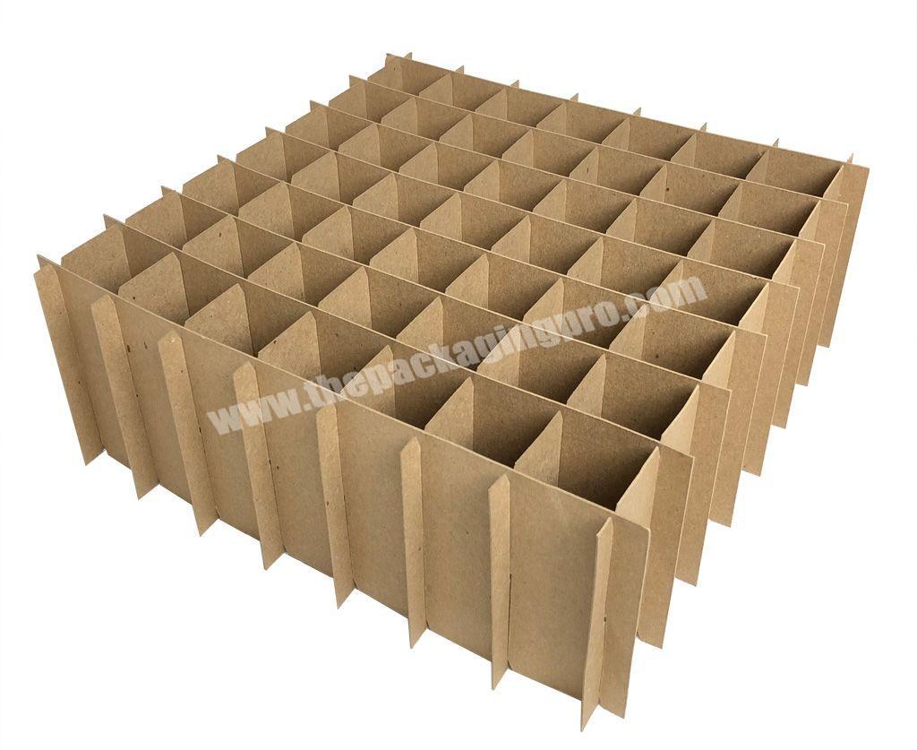 freezer storage boxes dividers chipboard boxes inserts flat 49 81 100 144  cell bottles corrugated Cardboard