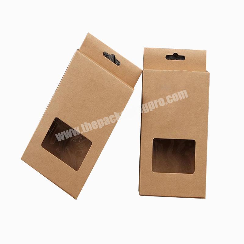 hang foldable custom wholesale mens underwear garment box design packaging