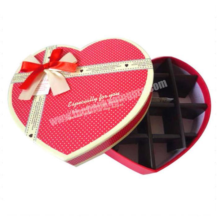 hard box packaging heart shape candy box luxury paper box