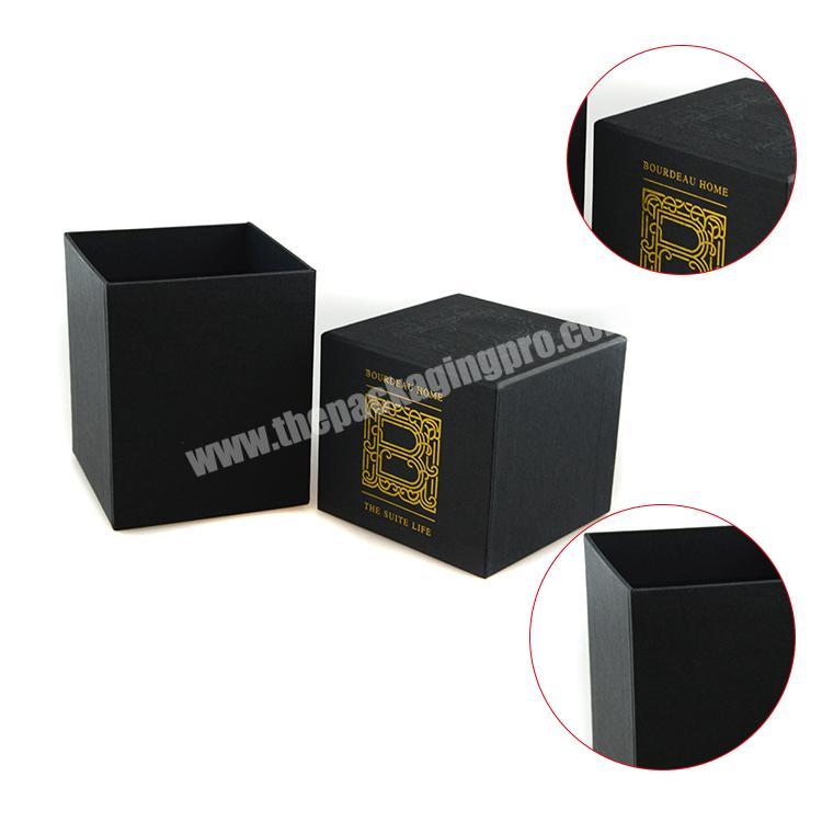 hard cardboard box black paper box square box packaging
