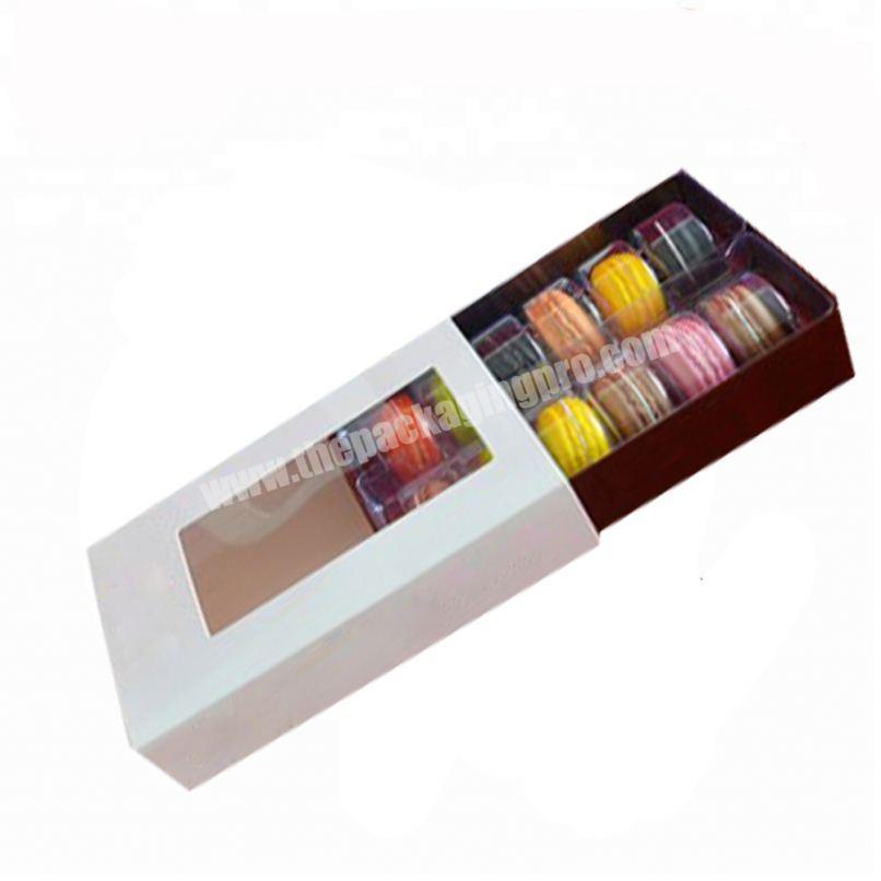 luxury Custom Printed Food Grade Bakery Chocolate Macaron Packaging Box
