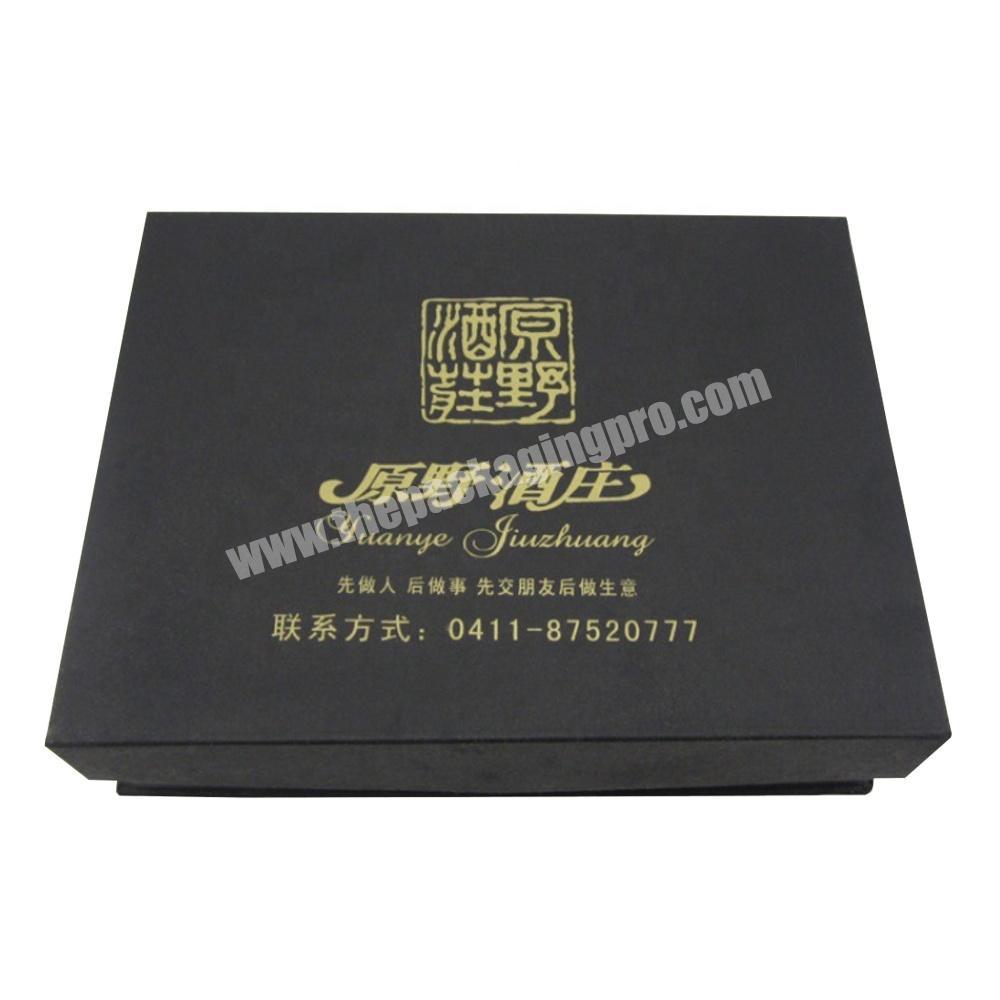 luxury bottle opener matt black cardboard gift packaging box