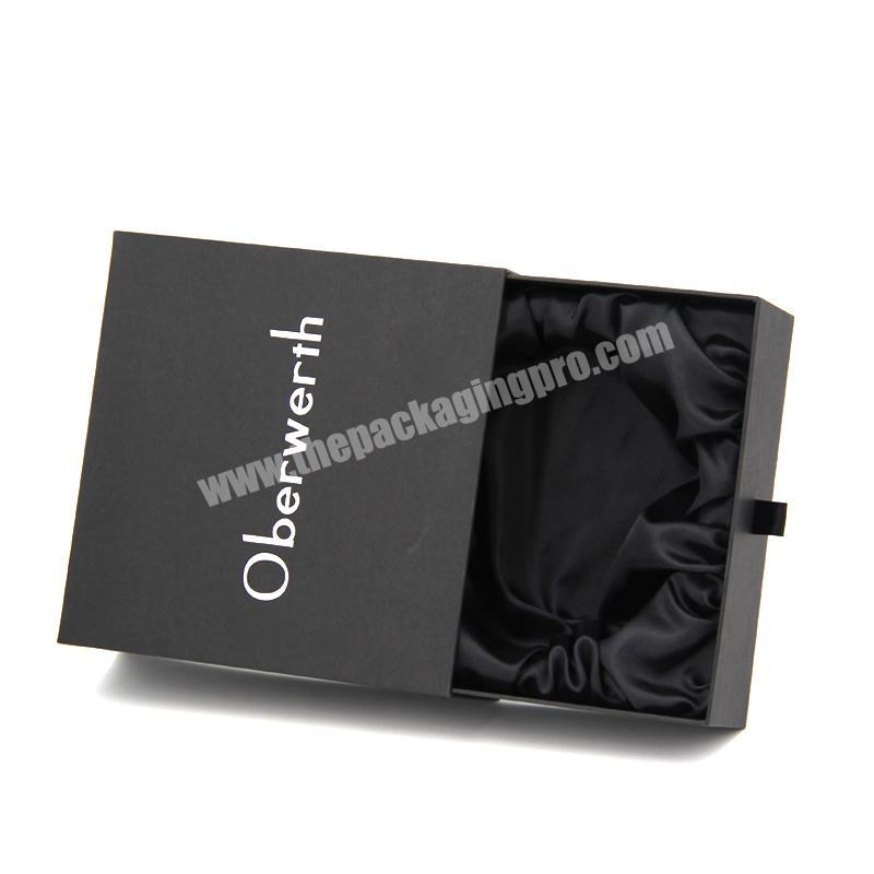 personalize luxury clothing packaging drawer box ribbon slide drawer packaging box luxury custom logo uv sliding packaging drawer gift boxes