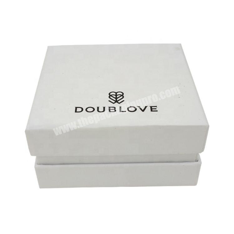 luxury custom christmas white small cardboard gift box with lid 2 piece paper gift cufflink box