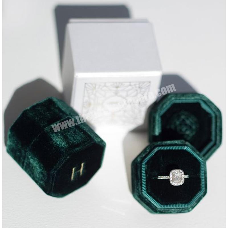 luxury jelery boxes jewelry gold plaques for packing green personalized bags and velvet jewelry boxes