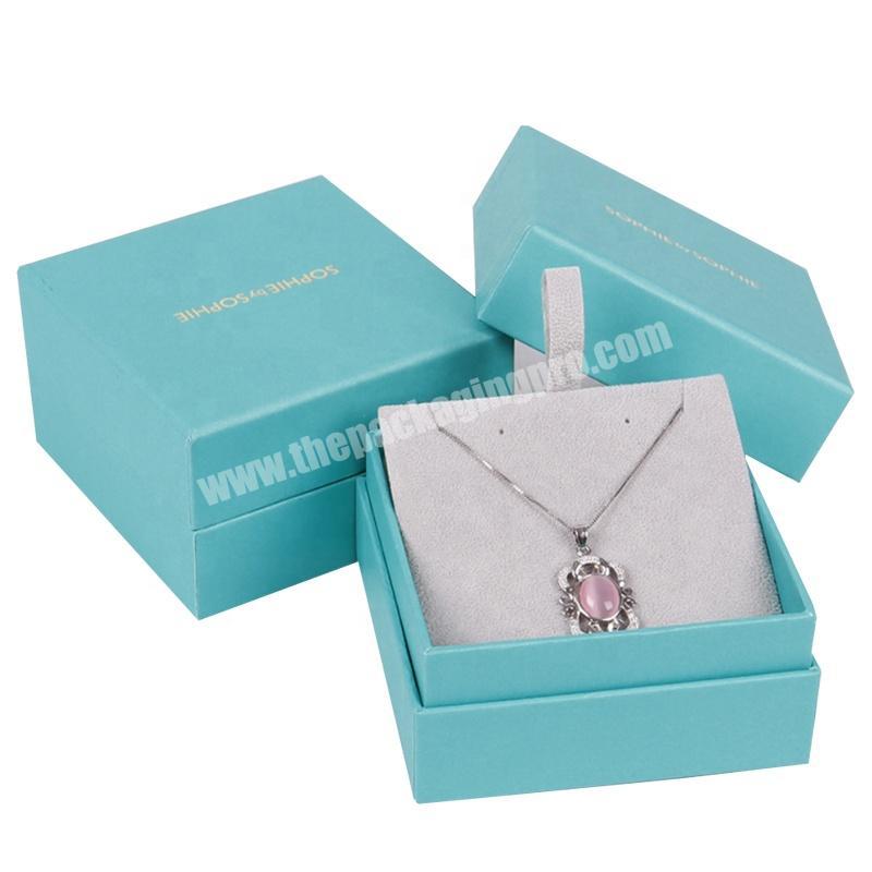 necklace jewellery box custom luxury paper ring packaging gift jewelry box with logo printed