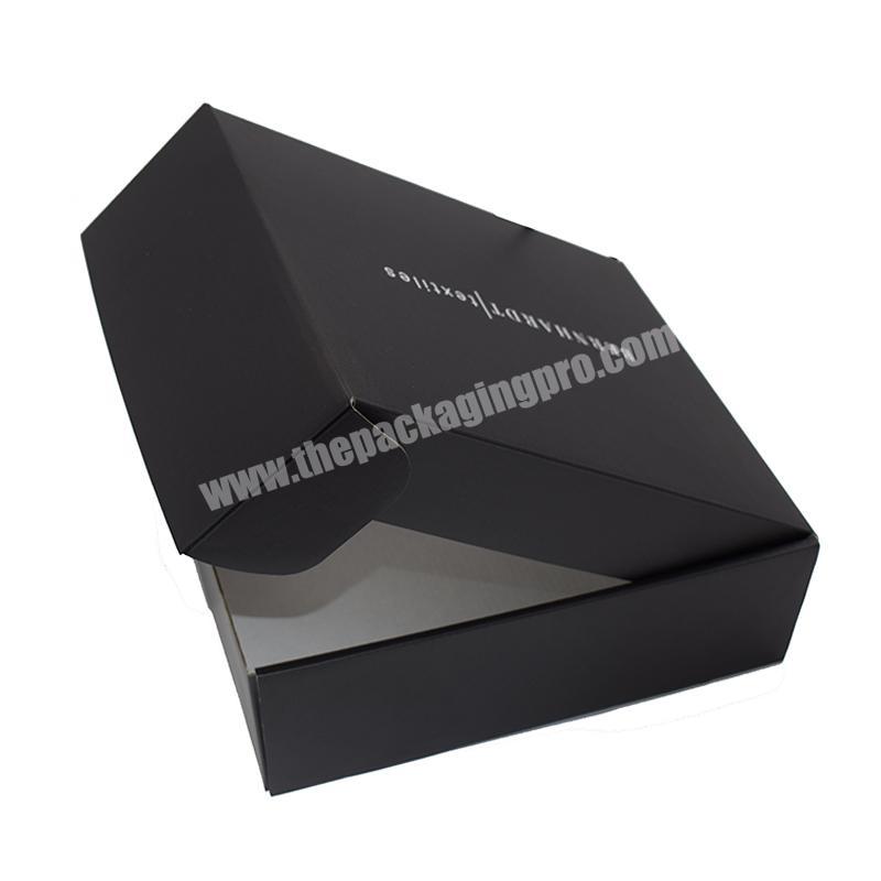 printed factory custom luxury gift black box shoe packaging Flip cover corrugated cardboard shipping boxes