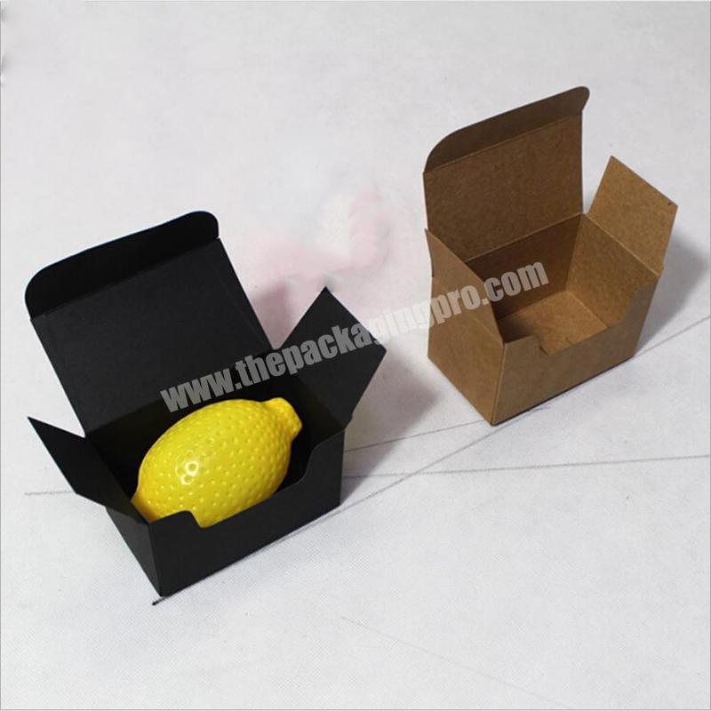 triangle take away shape recycled material square simple tea package soap tea box