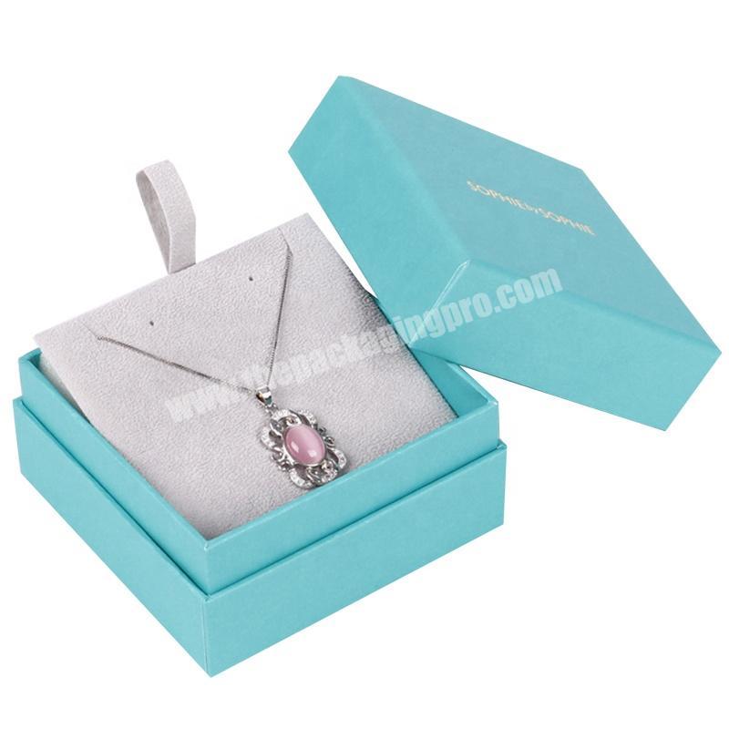 velvet trinket ring box luxury jewellery bracelet gift box necklace box display carton jewelry packaging
